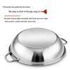 Di Rui En Commercial 201 Stainless Steel Double-Handled Hot Pot