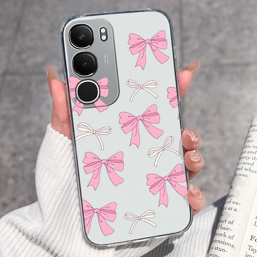 Cute Casing For Vivo Y19s Y19 Y17s Y17 Y16 Y15 Y13 Y12 Y11 Phone Covers Cute Penguin Frog Housing Clear TPU Non Slip Silicone Soft Shell For Vivo Case