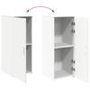 Storage Cabinet White 40 X 45 X 103.5 Cm Particleboard