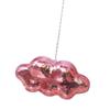 Retro Cloud Shape Discos Balls Hanging Ornament Reflective Mirror Balls with Chain for Festival Parties and Event Decors