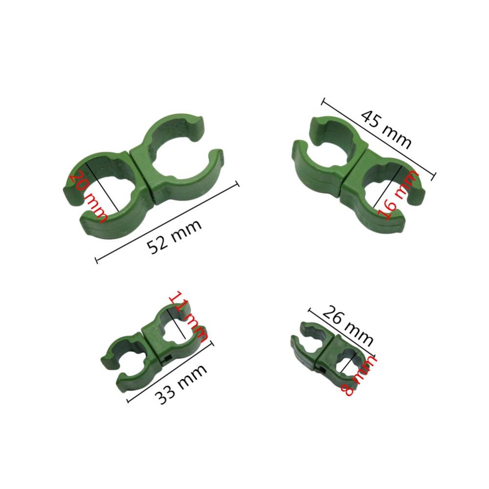 20Pcs Plant Support Fixed Cross Clip Garden Climbing Rattan Stent Accessories 360 Degree Adjustable Fastener Plant Stakes Tool