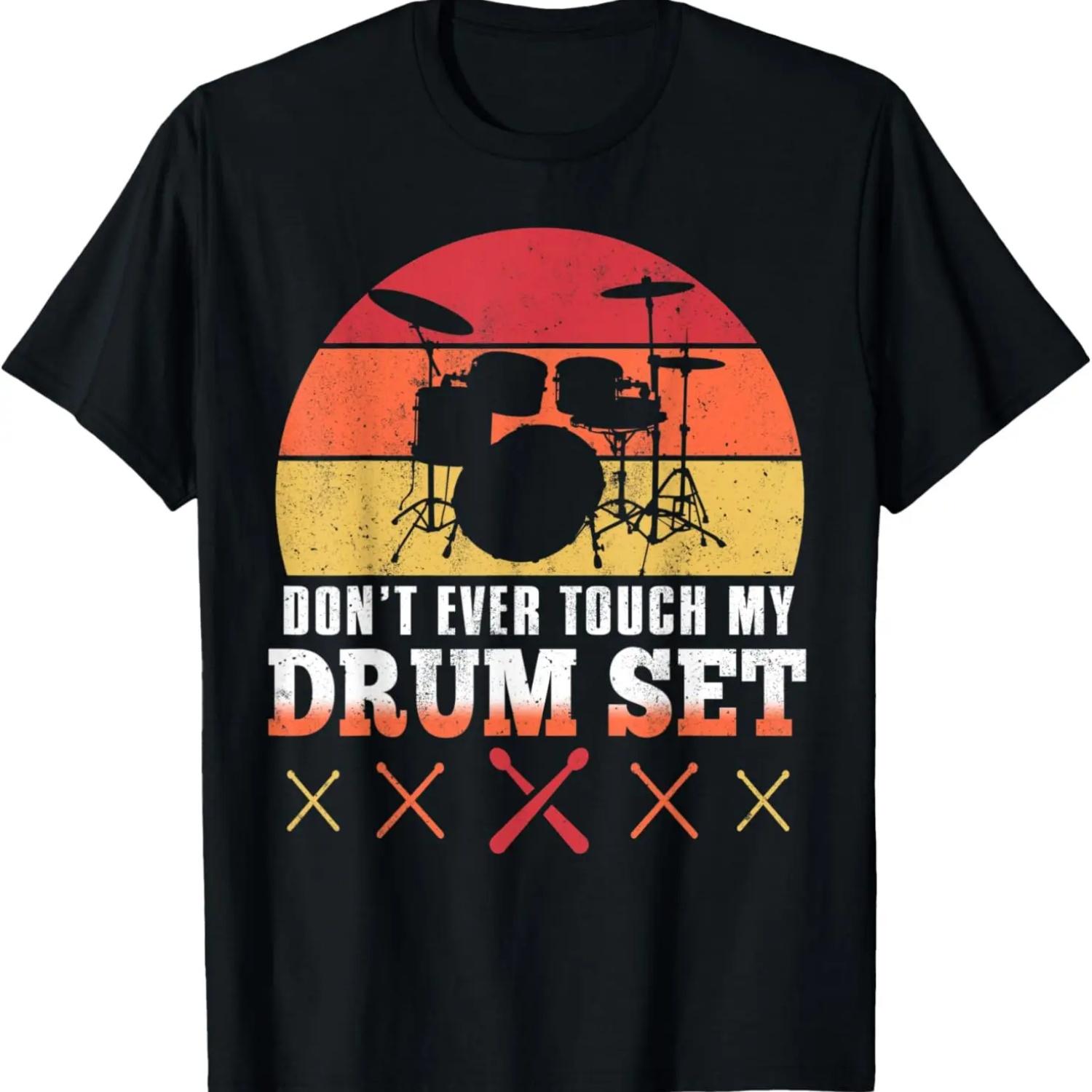 Drum Life Graphic T-Shirt, Shirt for Drummers and Drum Lines S