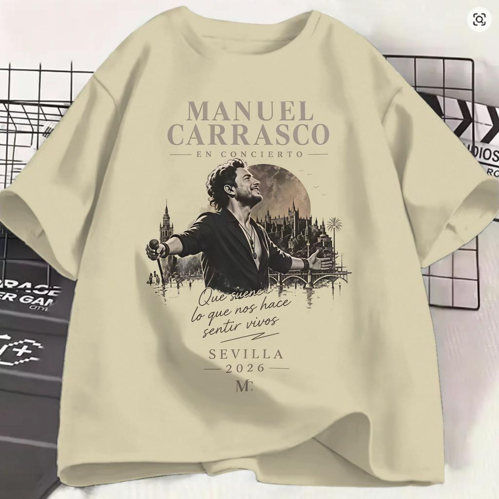Unisexs Unisexuel Carrasco T Shirts 2026 Salvaje Tour Cotton Clothes Funny Short Sleeve Round Neck Tee Shirt Graphic Tshirts