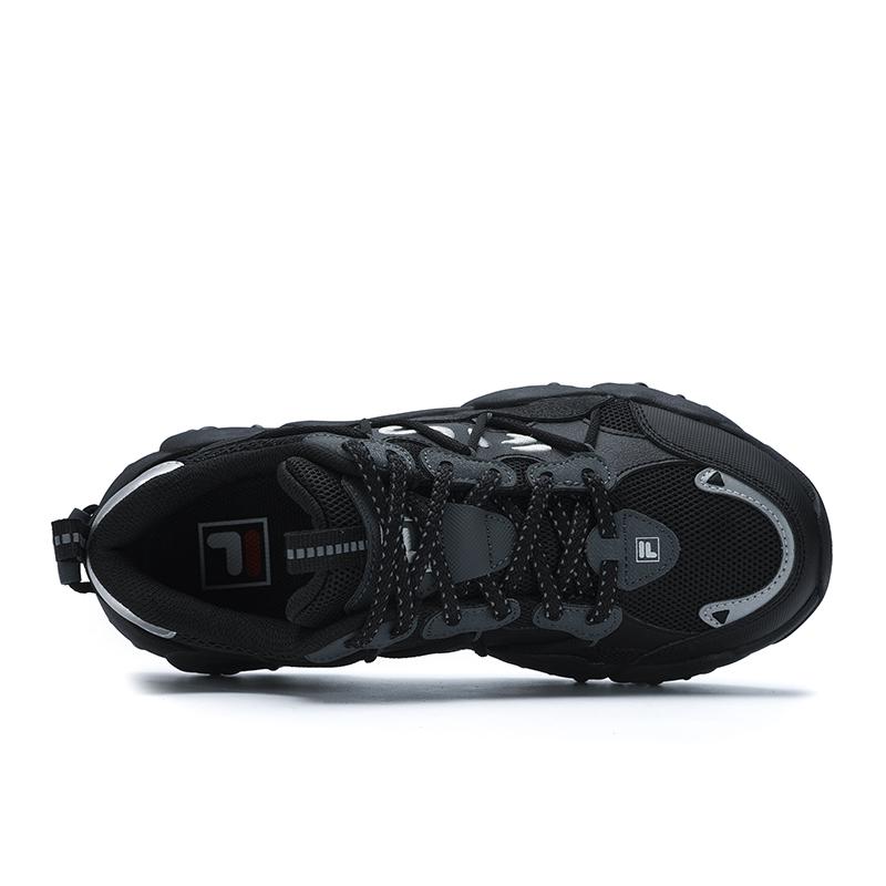 FILA Fluid 6 Cat Paw Shoes Retro Series Fashion Personality Trendy Durable Breathable Low-Top Running Shoes Women sneaker Black F12W522111FBD