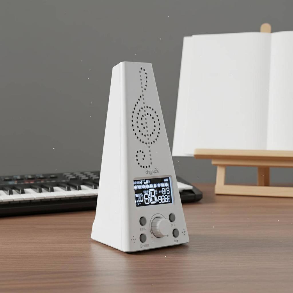Sprachzählung Metronom Tastensteuerung Elektronisches Metronom Gitarre Klavier Schlagzeug Stimmgerät Lautsprecher Ton Chromatisches Stimmgerät Gehörschulung