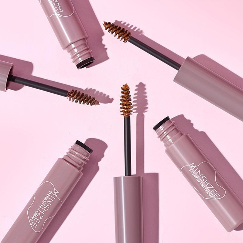 4 Colors Eyebrow Tint Waterproof Long Lasting Coffee Brown Color Eyebrow Gel Paint Eyebrow Tint Makeup Tool Brow Enhancer Cream