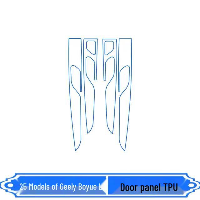 Van toepassing op 25 Boyue L-modellen: Interieurfolie, Versnellingspook Middenconsole Folie, Navigatie Instrument TPU Beschermfolie, Modificatie & Decoratie.