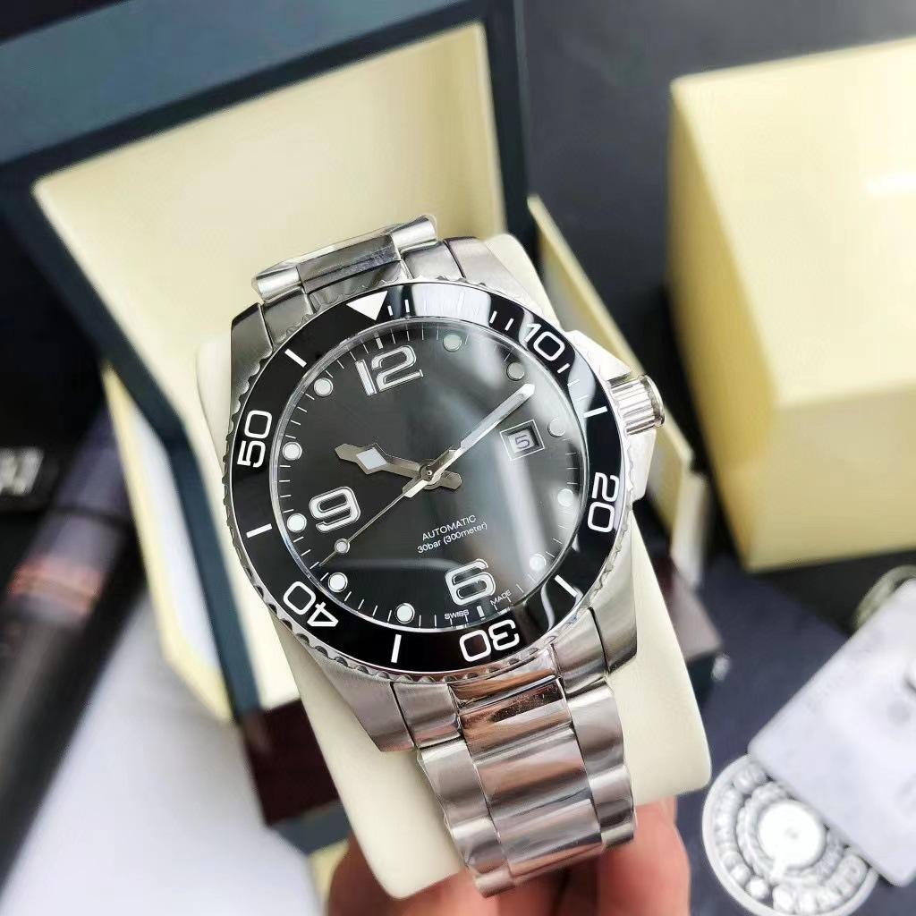 Automatic Mechanical Diving Watch Steel Belt Business Station West