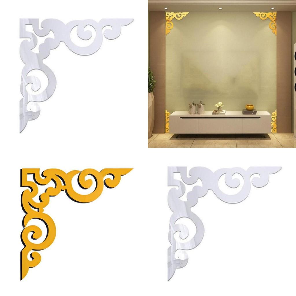 Decoração de Parede Espelho Acrílico Moderno Para Sala de Estar ou Quarto Com Funcionalidade À Prova d'Água