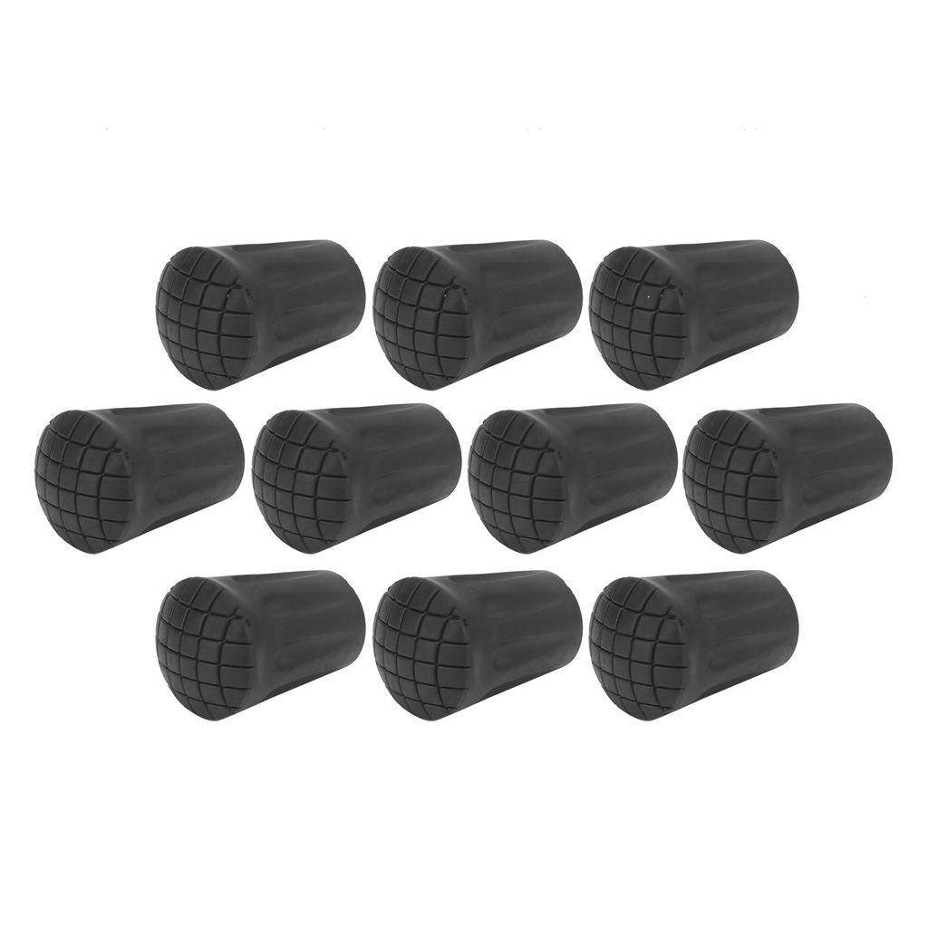 10 stücke Outdoor Trekking Pole Fuß Abdeckung Pol Spitze Protektoren Wandern Grip Runde Spitze Abdeckung