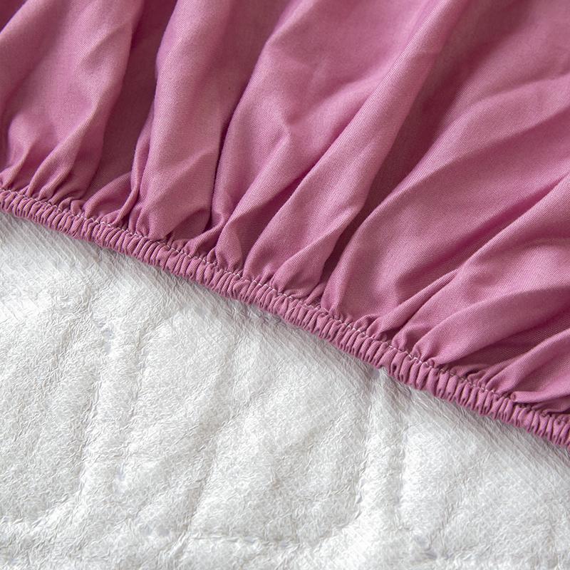 Wasserdichtes Spannbettlaken aus Polyester, Anti-Milben-Matratzenschoner, weicher, atmungsaktiver Matratzenbezug, Spannbettlaken für Queensize-Betten, waschbar, Kingsize-Schutz