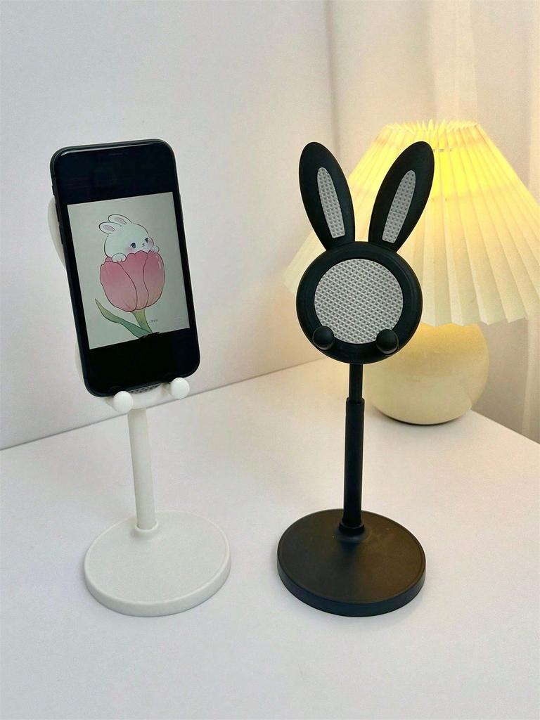 1pc New Cartoon Rabbit Desktop Phone Stand, Multi-Functional Stand For IPad, Adjustable Slouchy Support Stand