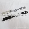 Customized M Car Logo Sticker for M3, M5, Mpower, and AMG Vehicles - Large Size