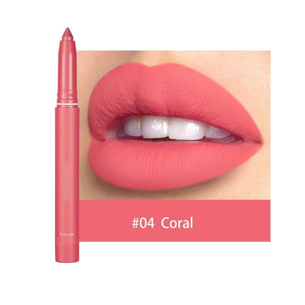 2 IN 1 Stick-on-Stick Cup Lippenstift Wasserdicht Langlebig Lippen Make-Up Samt Matte Lip Tint Stift Täglich Frauen Kosmetik Nude rosa