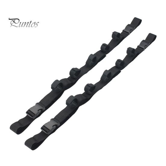 

2 шт. автомобильный держатель удочки 5 петель регулируемый сверхмощный автомобиль внедорожник грузовик фургоны стойка для удочки ремень для хранения фиксирующий ремень-органайзер чёрный