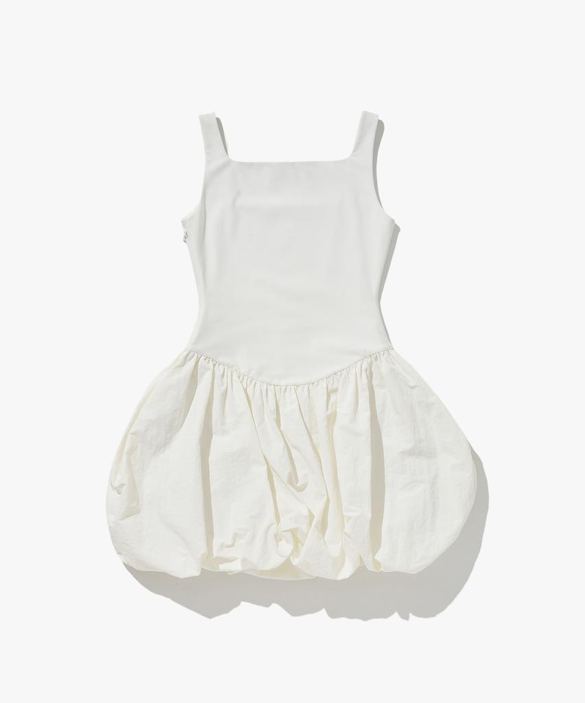 Plack Woman Sojeanne X Plac Voluminous Mini Dress White