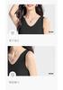 Inner sleeveless ice silk knitted base T-shirt, camisole vest, women's outerwear T-shirt, air-conditioned top, casual summer