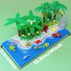 Moc Rainforest Building Blocks Toys Sets Diy Toy Island Trees Animals Fish Crocodile Crab Turtle Blocks Toys For Children Gifts