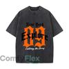 New York Explore Captivating New Journey Graphic Vintage Distressed Loose Streetwear Tops