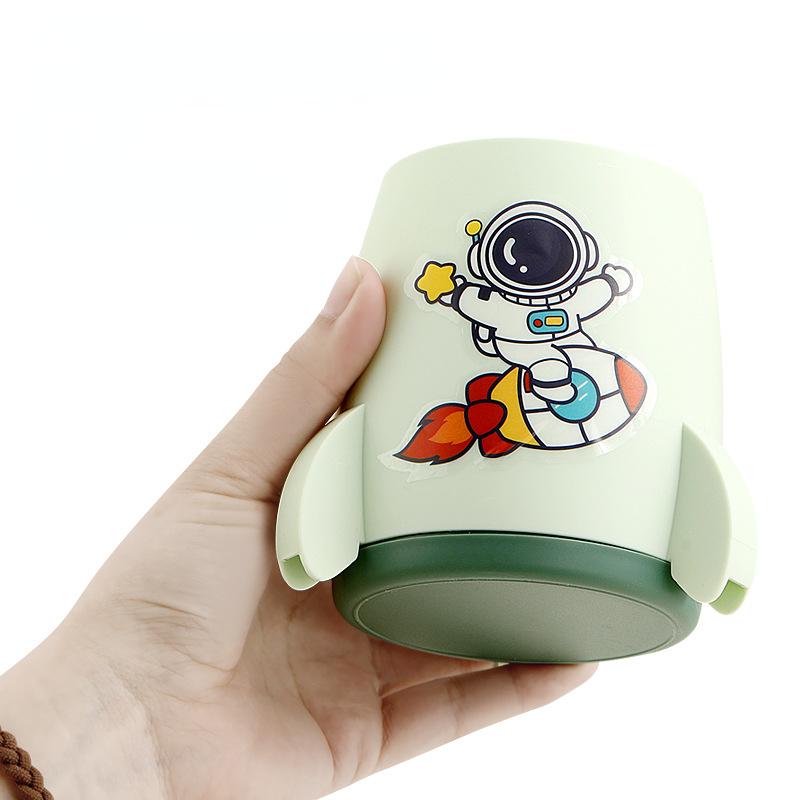 Multifunctional Kawaii Pen Holder Brush Pot Pencil Case Children Student Desktop Stationery Organizer Office Supplies Storage