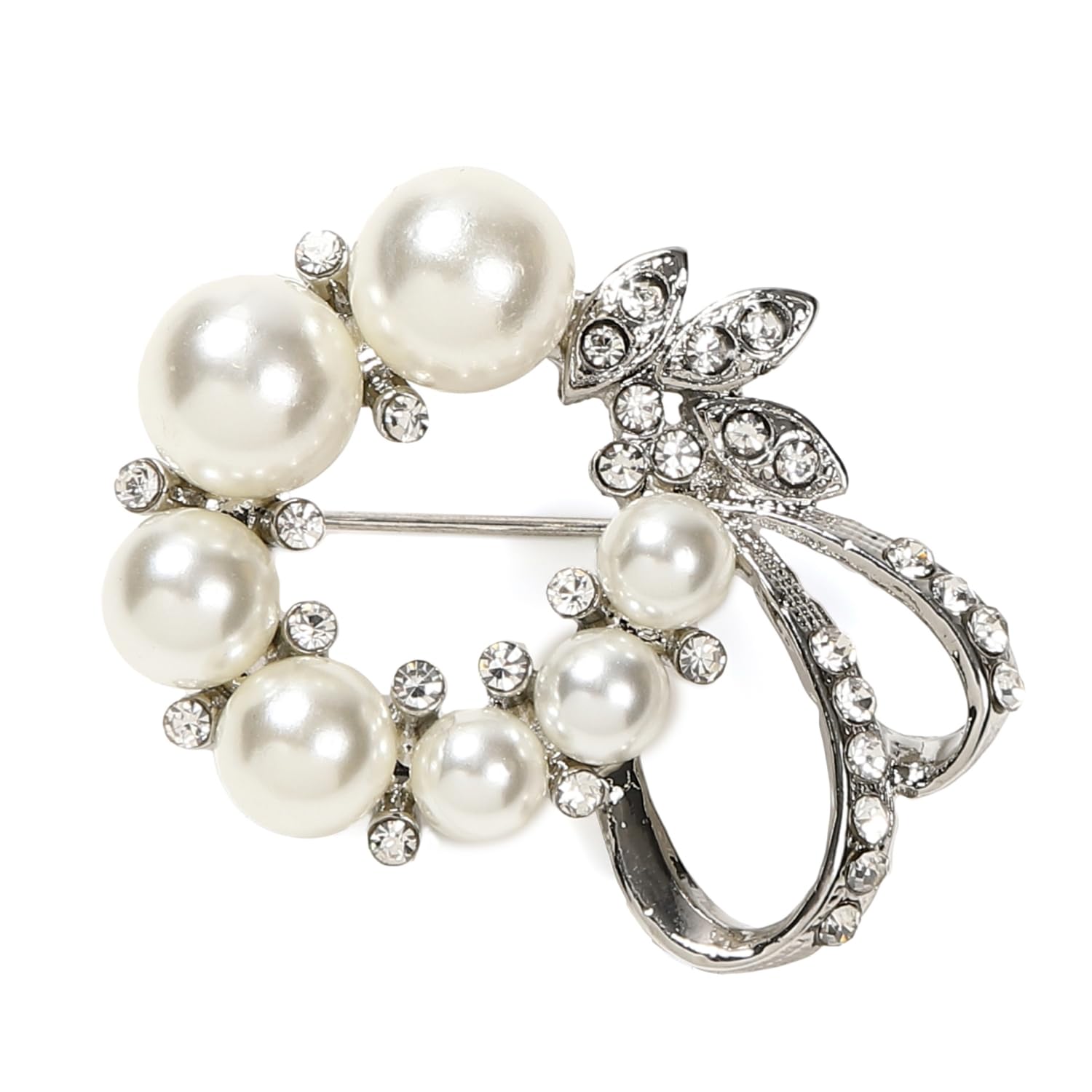 

TIGLOSS Brooch Corsage Pearl Wedding Graduation Ceremony Entrance Ceremony Flower Ceremony Formal Jacket Suit Gift Present Party Dress Pin Clip Comes