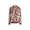 Adidas Originals Sweatshirts Women's Brown Crew Neck Moderate Regular (Unisex) Sweatshirts IJ8190
