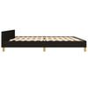 Vidaxl Bed Frame Without Mattress, Black, 200X200 Cm, Upholstered