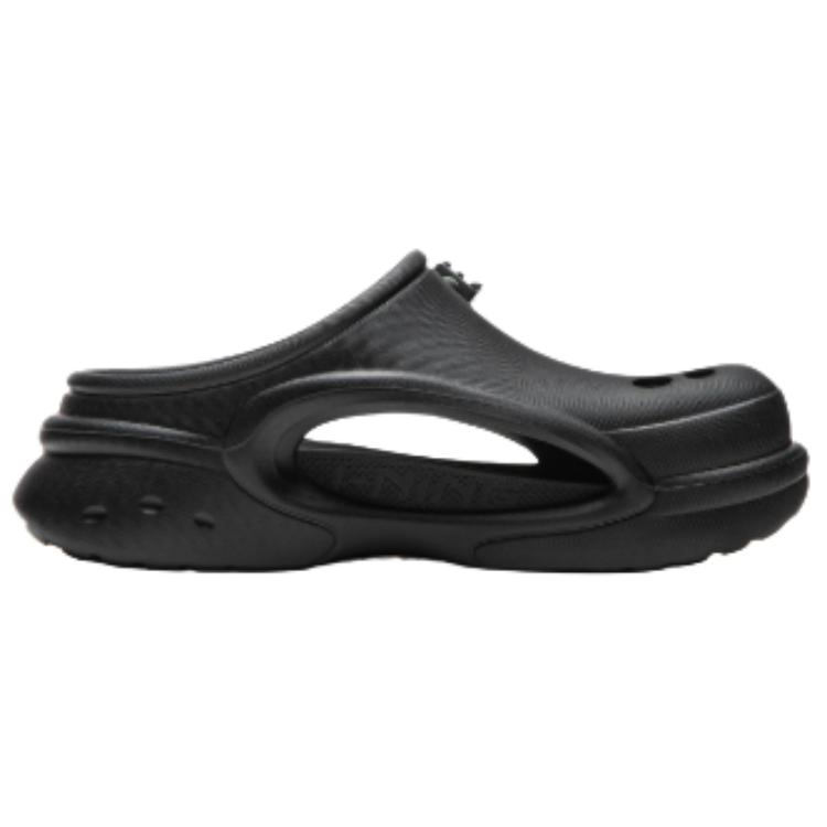 Li Ning Capsule Toy Shoes EVA Clogs Unisex Black AGAW019-9