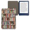 kwmobile Case for Amazon Kindle with Auto Sleep and PU Pink (2022/2024) - E-Reader Sleep, Leather, Blue/Green/Dark