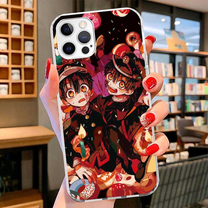Toilet bound Hanako Kun Anime Cover Phone Case For iPhone 16 17 Air 15 14 Pro Max 16E Phone Case 13 Mini 12 11 7 SE 8 Print Patt
