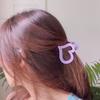 Matte Heart Half-up Hair Clip (6 Colors)