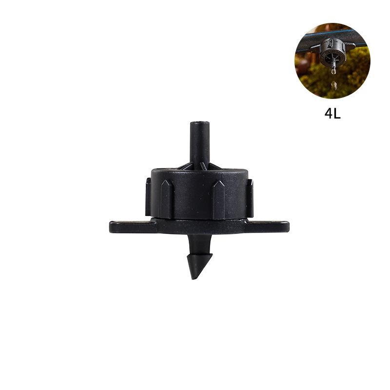 2L4L8L Dripper: Small Tube Outflow Stabilizer, Washable Pressure Compensator for Agricultural Drip Irrigation