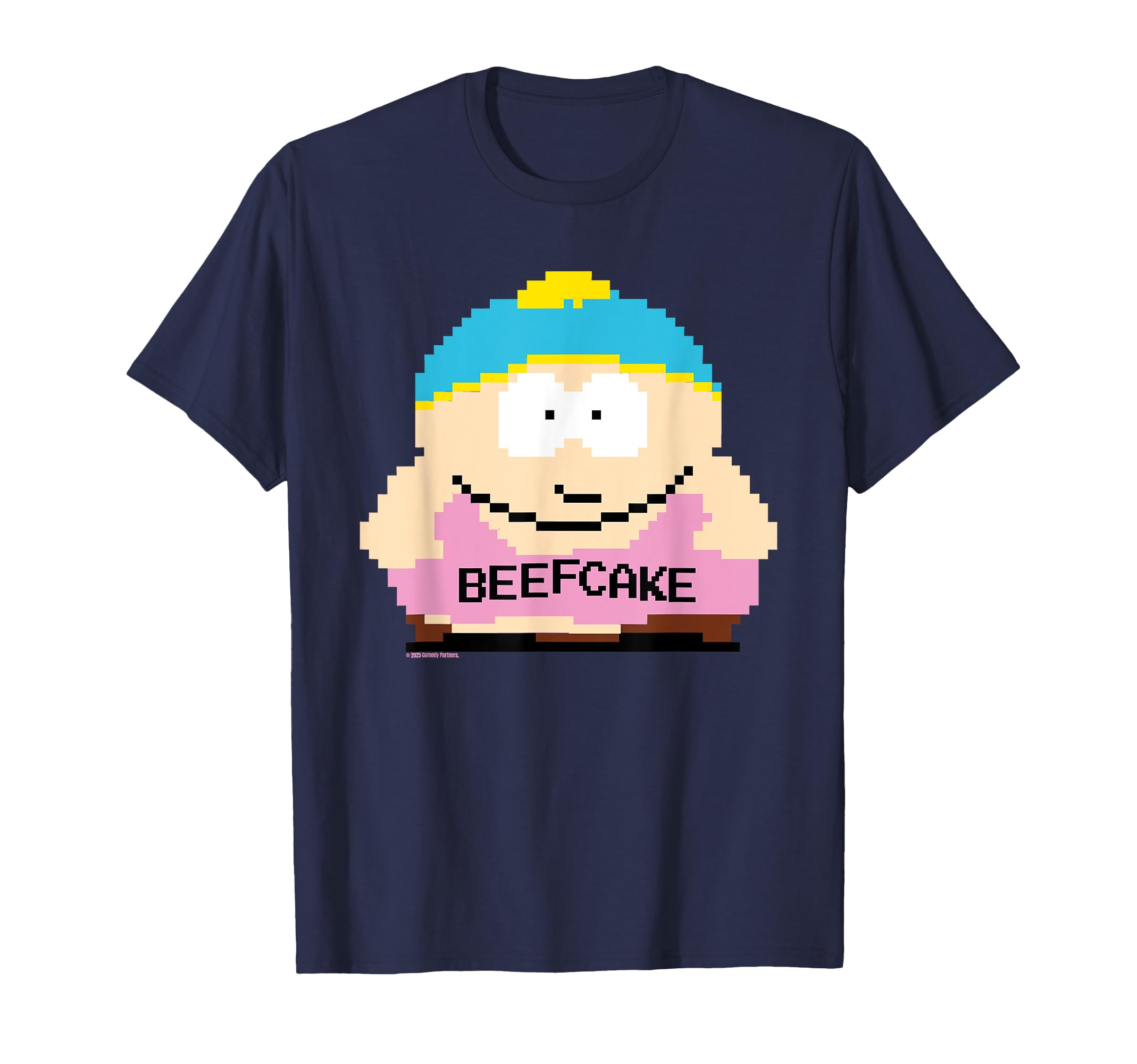 

South Park Eric Cartman Pixelated Beefcake T-Shirt