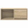 TV Cabinet in Sonoma Oak 60 x 31 x 25.5 cm Particleboard