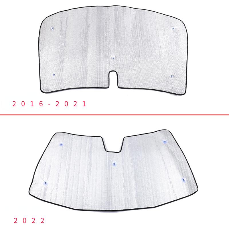 For Honda Civic FC FK 2016-2022 aluminum foil Silver Car Front Windshield Thermal Curtain Shading Sunscreen Car