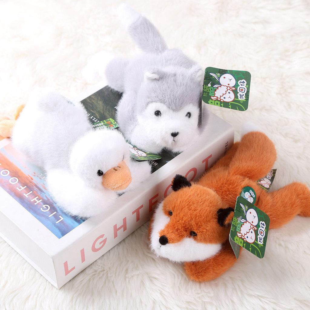 Fox Penguin Cute Panda Turtle Rabbit Animal Lying Plush Doll For Decoration Room