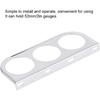 Gauge Holder,52mm/2in 3-Hole Triple Instrument Panel Shell Gauge Mounting Bracket Car Dashboard Meter Iron Holder(Silver) Gauge Bracket