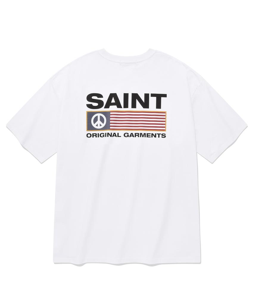 SAINTPAIN Sp Peace Logo T-Shirt - White