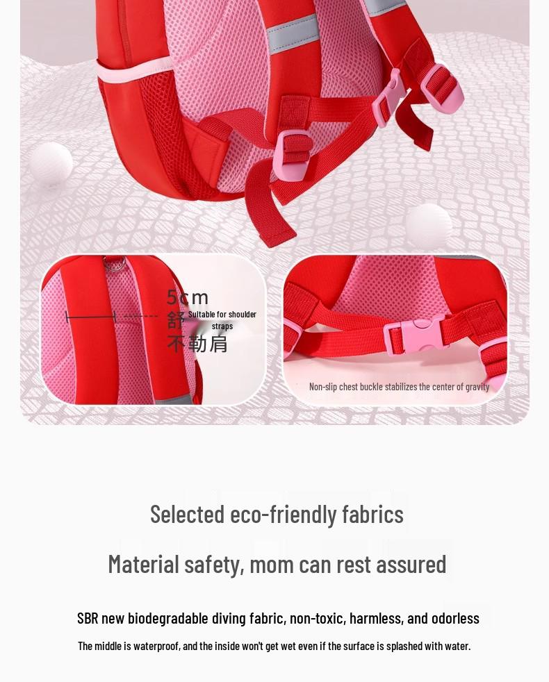 1-3 Year Old Kids' Anti-Lost Cartoon Backpack - Lightweight & Cute for Girls' Outings