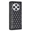 BINFEN COLOR BF Style-16 For Xiaomi Poco C75 4G/Redmi 14R 5G/14C 4G Case Card Slots Rhombus Leather Cover