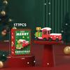 Merry Christmas Micro Building Blocks Santa Claus Elk Snowman Christmas Tree Assembled Mini Bricks Figure Toy For Kid Gifts
