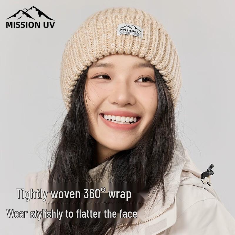 

MISSION UV Women s Winter Wool Beanie MU147