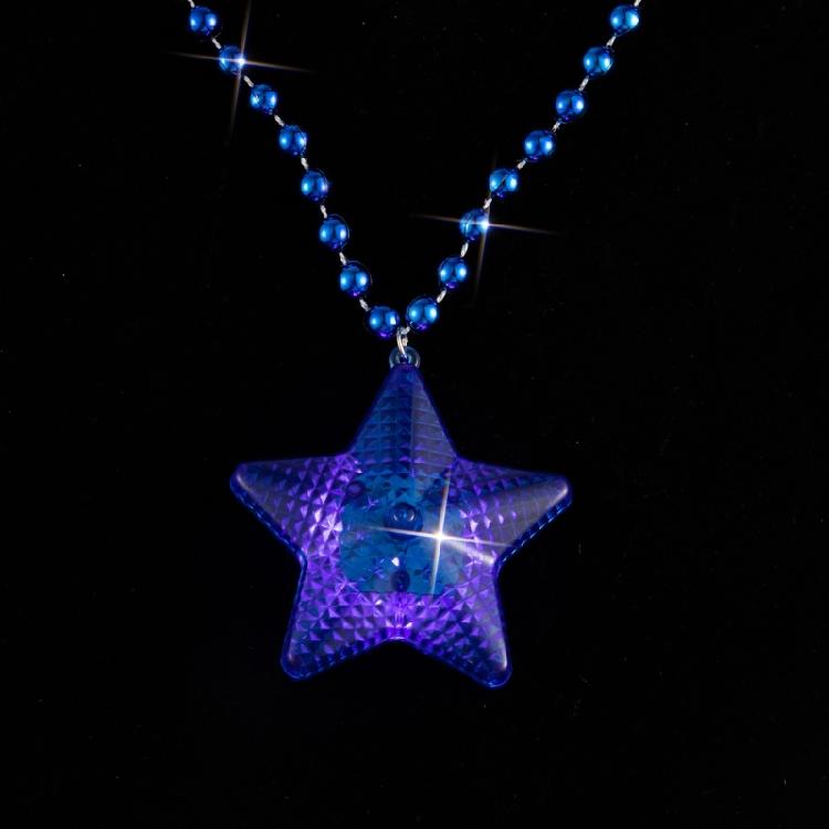 Light Up Star Necklace for Festival Decoration Classroom Exchange Gifts Prizes