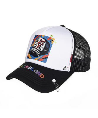 BLACKBLOND Vividi Pop Clash Trucker Mesh Cap (Black)