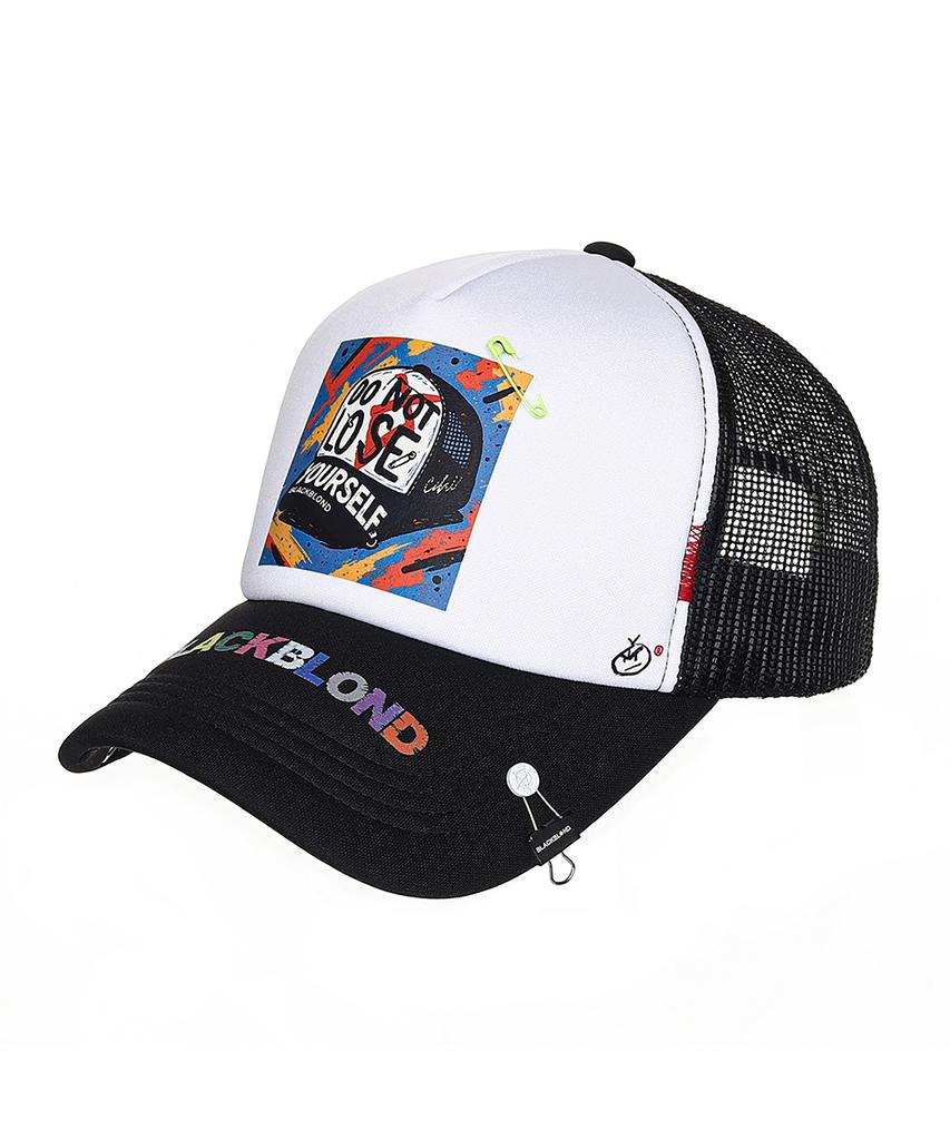 BLACKBLOND Vividi Pop Clash Trucker Mesh Cap (Black)