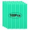 100Pcs Disposable Plastic Straws Colorful Bubble Milk Tea Cocktail Drinking Straws Party Birthday Supplies Kitchen Accessories