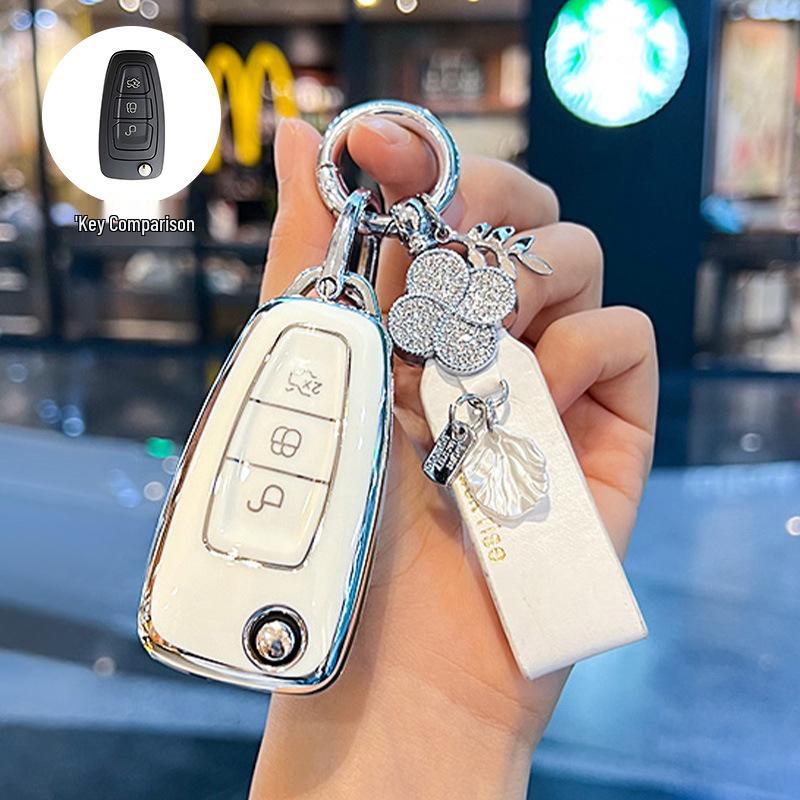 High-Grade Protective Key Shell for Ford Focus, Escort, and Kuga - Unisex