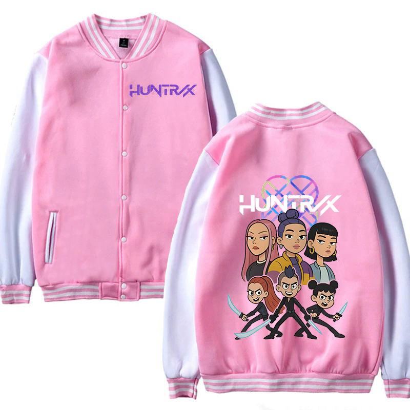 European and American trend witch hunting group Korean version casual hoodie women's plus size baseball jacket autumn and winter coat 5991