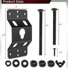 Heavy Duty Enclosed Trailer Tire Bracket Spare Tire Mounting Bracket  For Enclosed Trailers