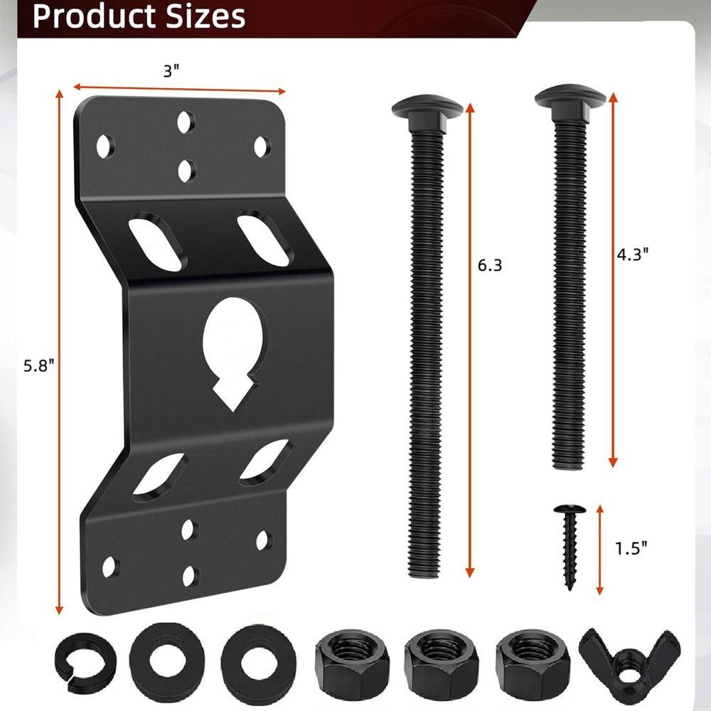 Heavy Duty Enclosed Trailer Tire Bracket Spare Tire Mounting Bracket  For Enclosed Trailers